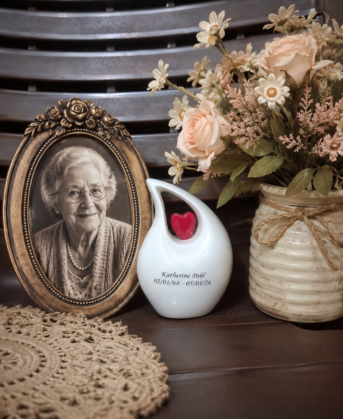 Mini Teardrop Cremation Urn for Human & Pet Ashes Keepsake Urns Your Love Ones