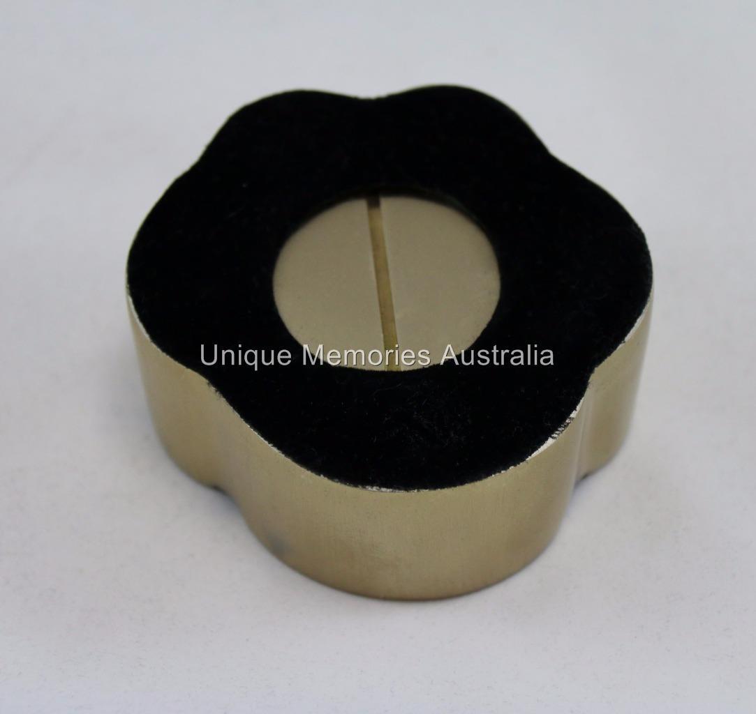 Solid Brass Bronze Cat & Dog Pet Paw Print Keepsake Cremation Funeral Urn + Case