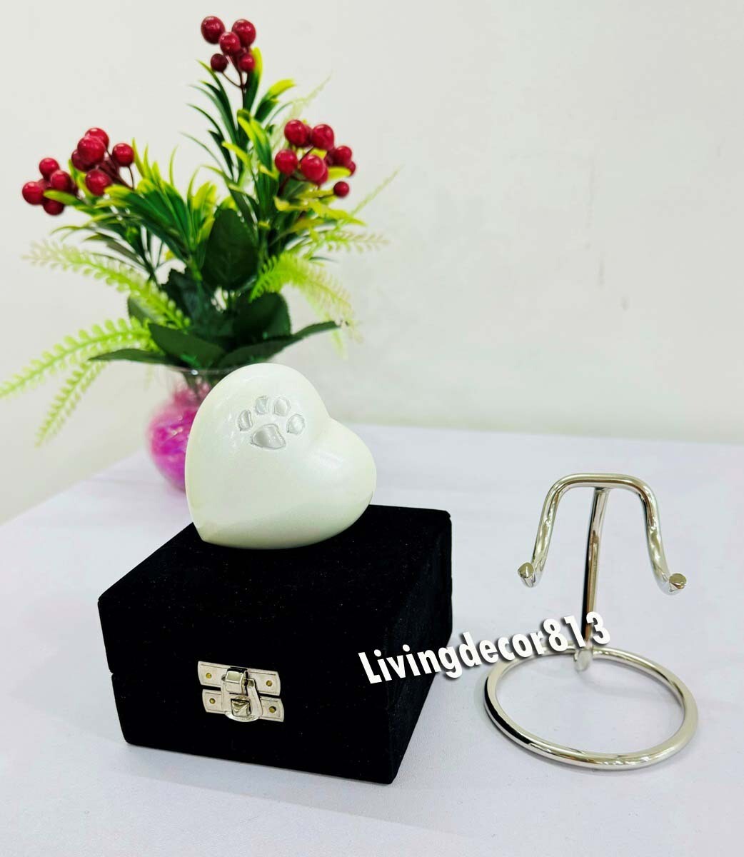 Heart Shaped Small Keepsakes Cremation Urn For Human Ashes/Funeral Supplies Urn