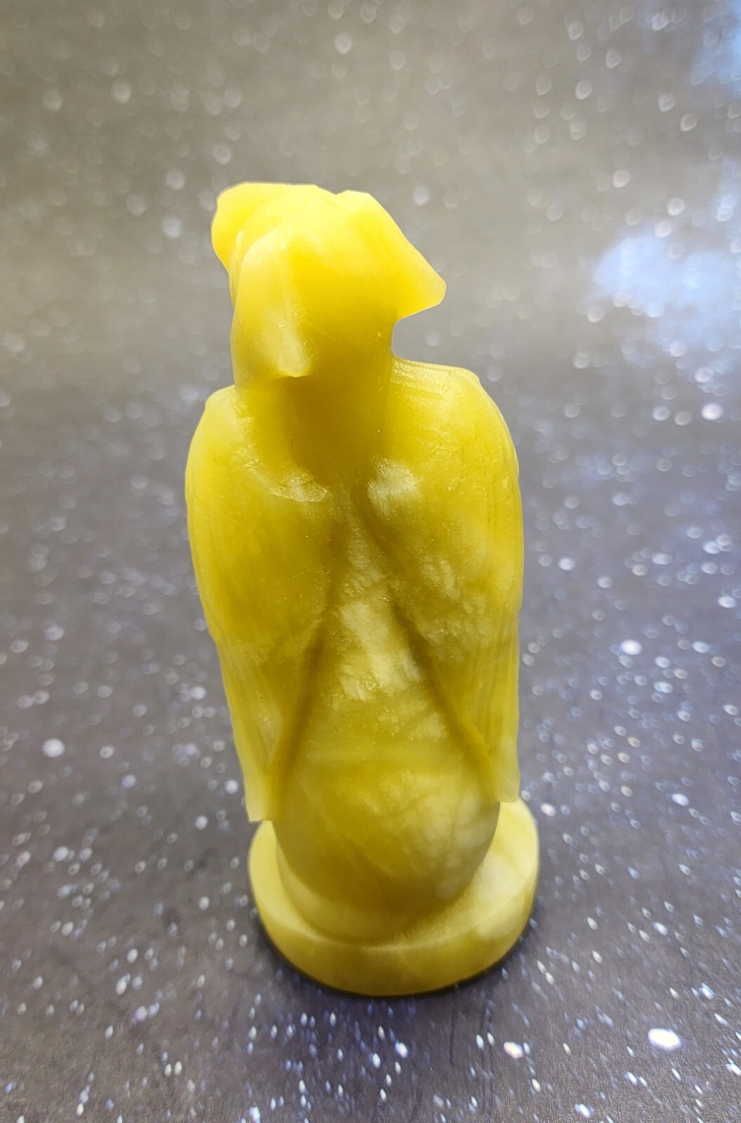 Lemon Jade Winged Angel Dog Pet Memorial, Pet Loss Gift, Gemstone Carving