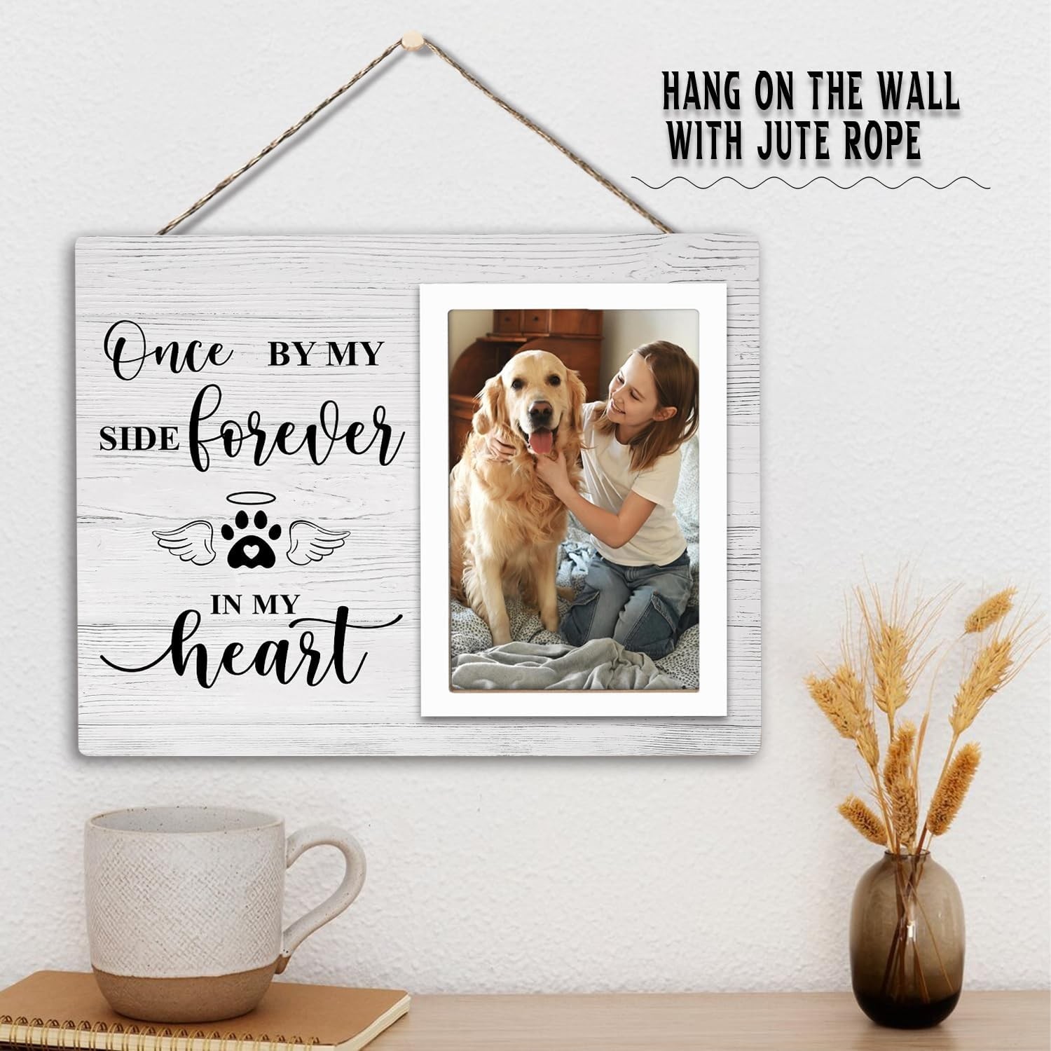 Pet Memorial Picture Frame, Cats or Dogs Wooden Picture Frame, Memorial Pets …
