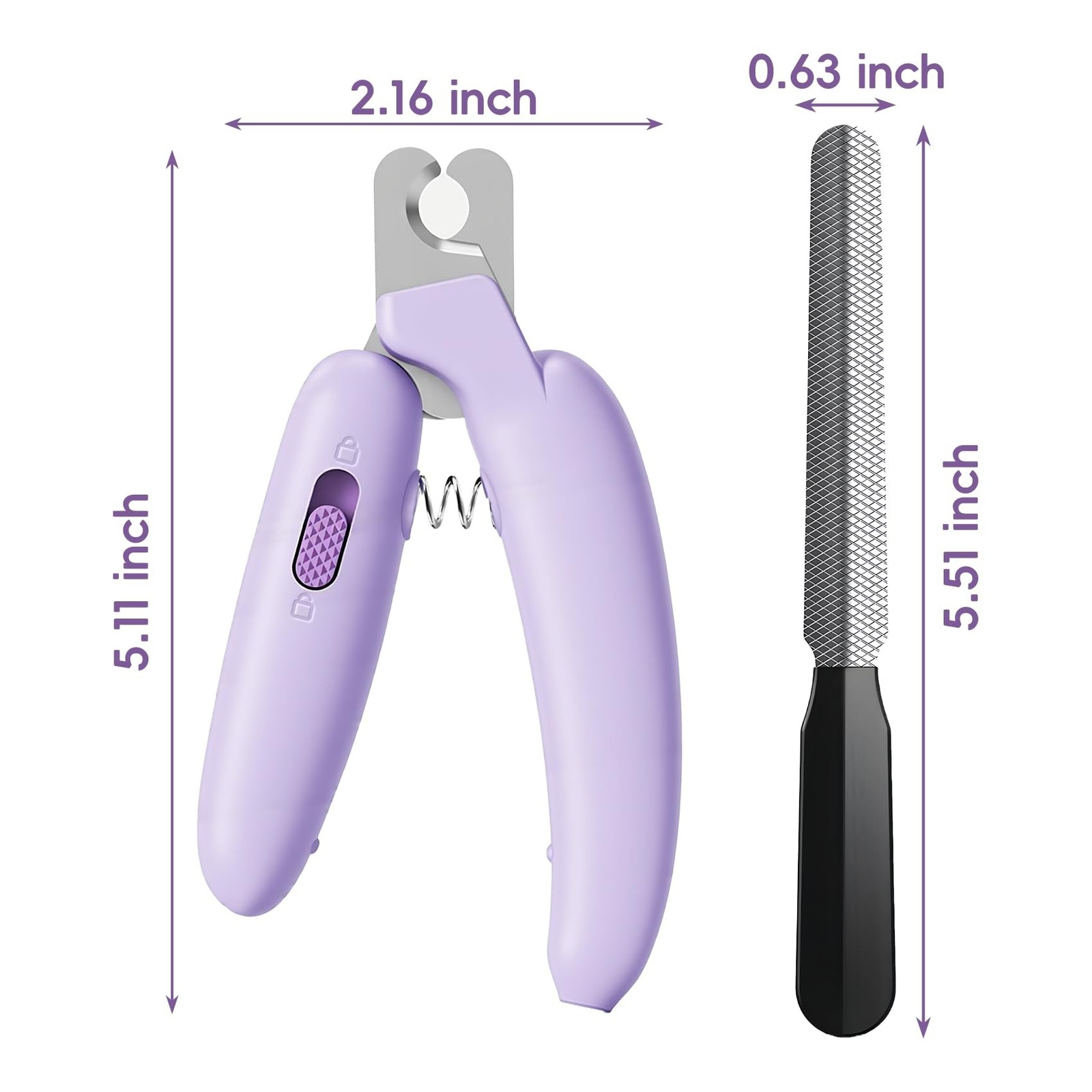 Dog Nail Clippers,Dog Nail Trimmers for Small Medium Dogs and Cats – Professi…