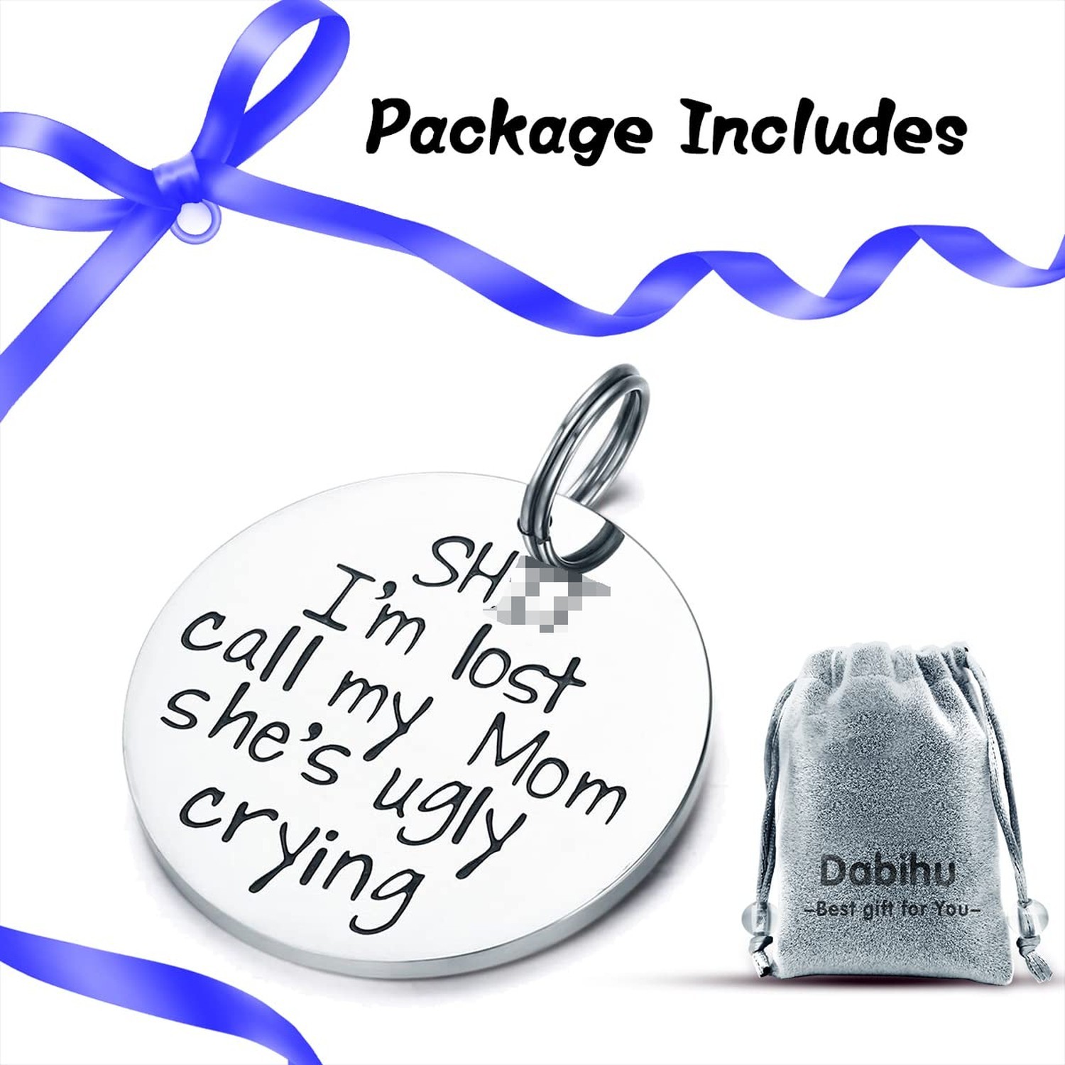 Funny Pet Tag Puppy Pet ID Tags for Cats Owner or Dog Lover Stainless Steel D…