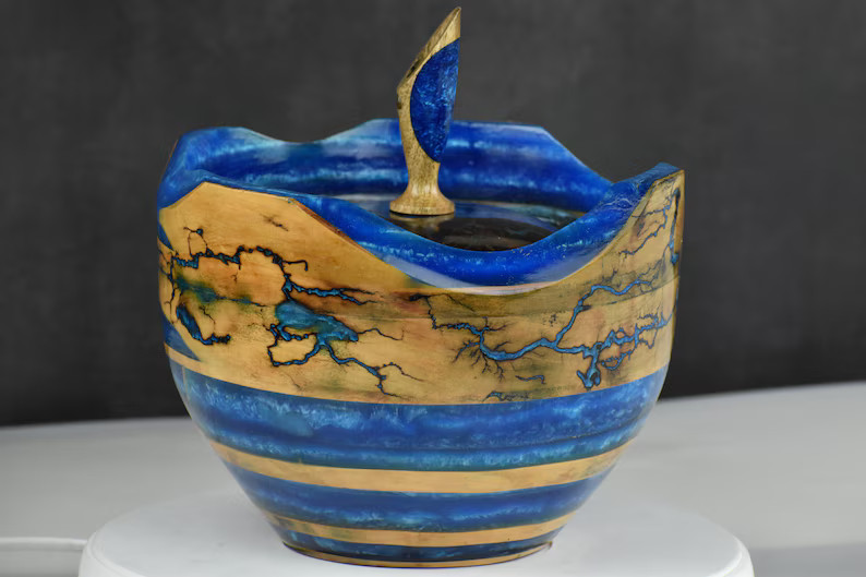 Wooden Urns for Human Ashes Adult Male Female – Cremation Urn Large Wood Urn Box