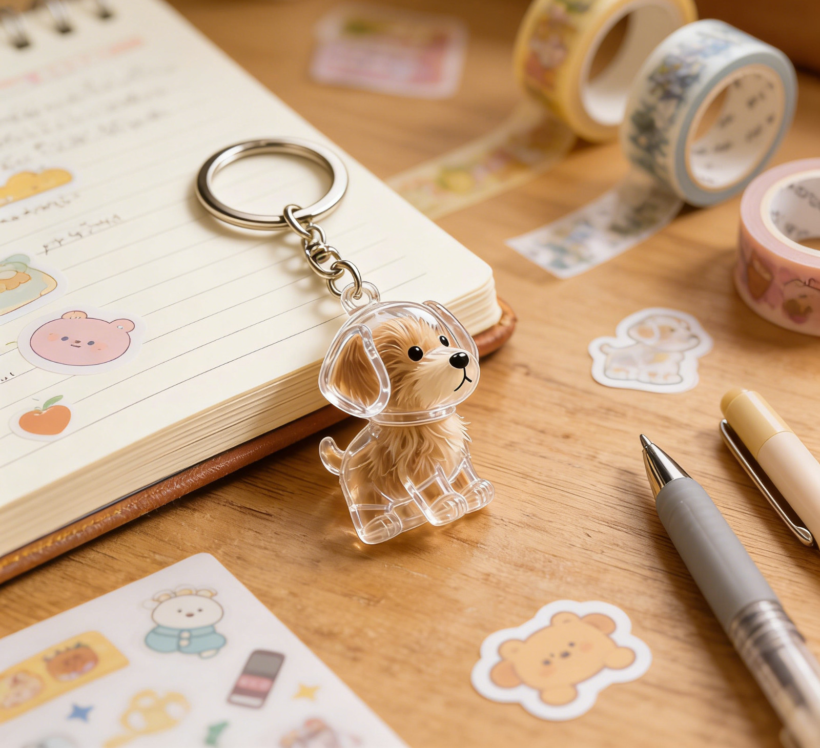 Dog hair keepsake keychain, pet keepsake jewelry, hair storage pendant