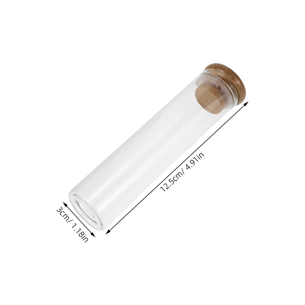 4 Pcs Pet Memorial Bottle Keepsake Memory Jar Glass Vial for Fur