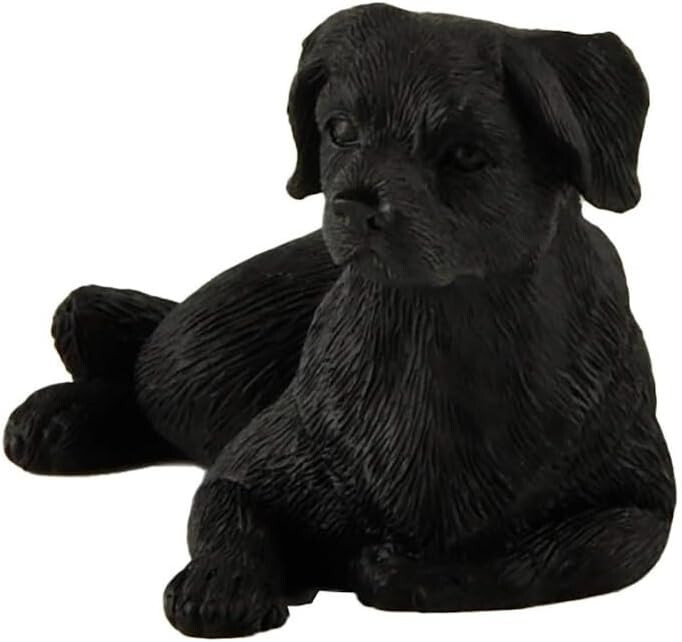 6″ Miniature Black Labrador Dog Figurine – Black Lab Gifts, Black Lab