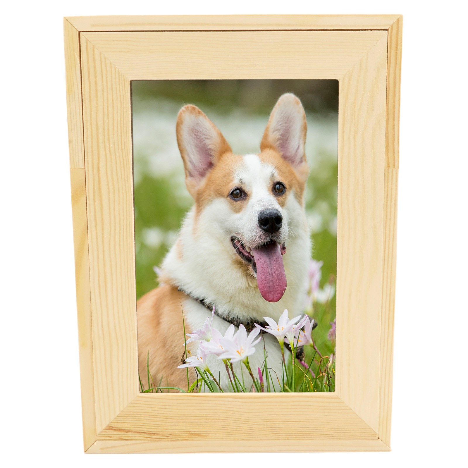 Pet Urn for Ashes Wooden Memorial Urn Dogs & Cats with Photo Frame – Photo Frame