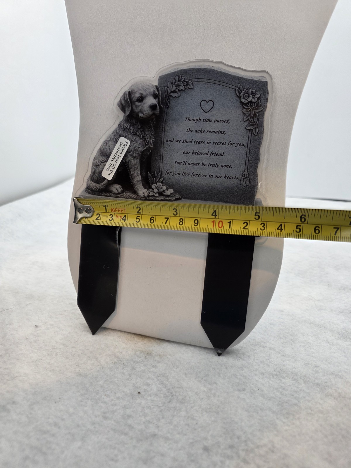 Pet Memorial Garden Plaque for Dog 5″ x 7″ You’ll never truly be gone