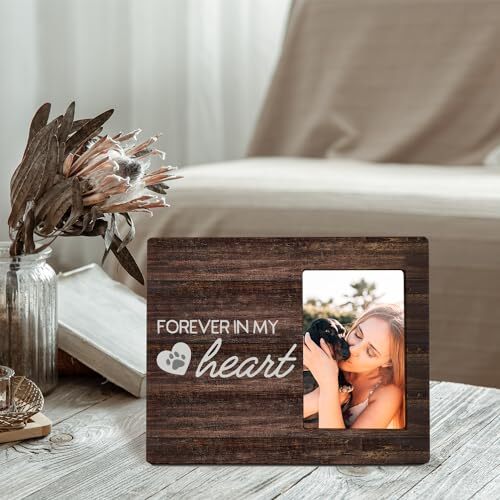 Pet Dog Cat Memorial Picture Frame Dog Memorial Gifts for Loss of Dog Loss