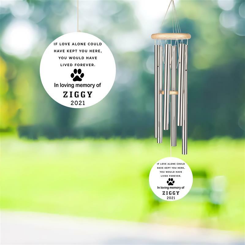 Pet Memorial Gifts Dog Memorial Wind Chime Memorial Gift for Loss of Dog