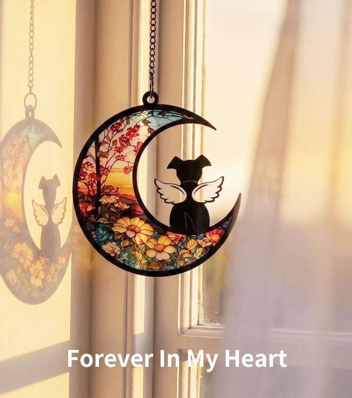 Dog Memorial Gifts,DIY Angel Dog Suncatcher Memorial,Loss of Dog Sympathy Gif…