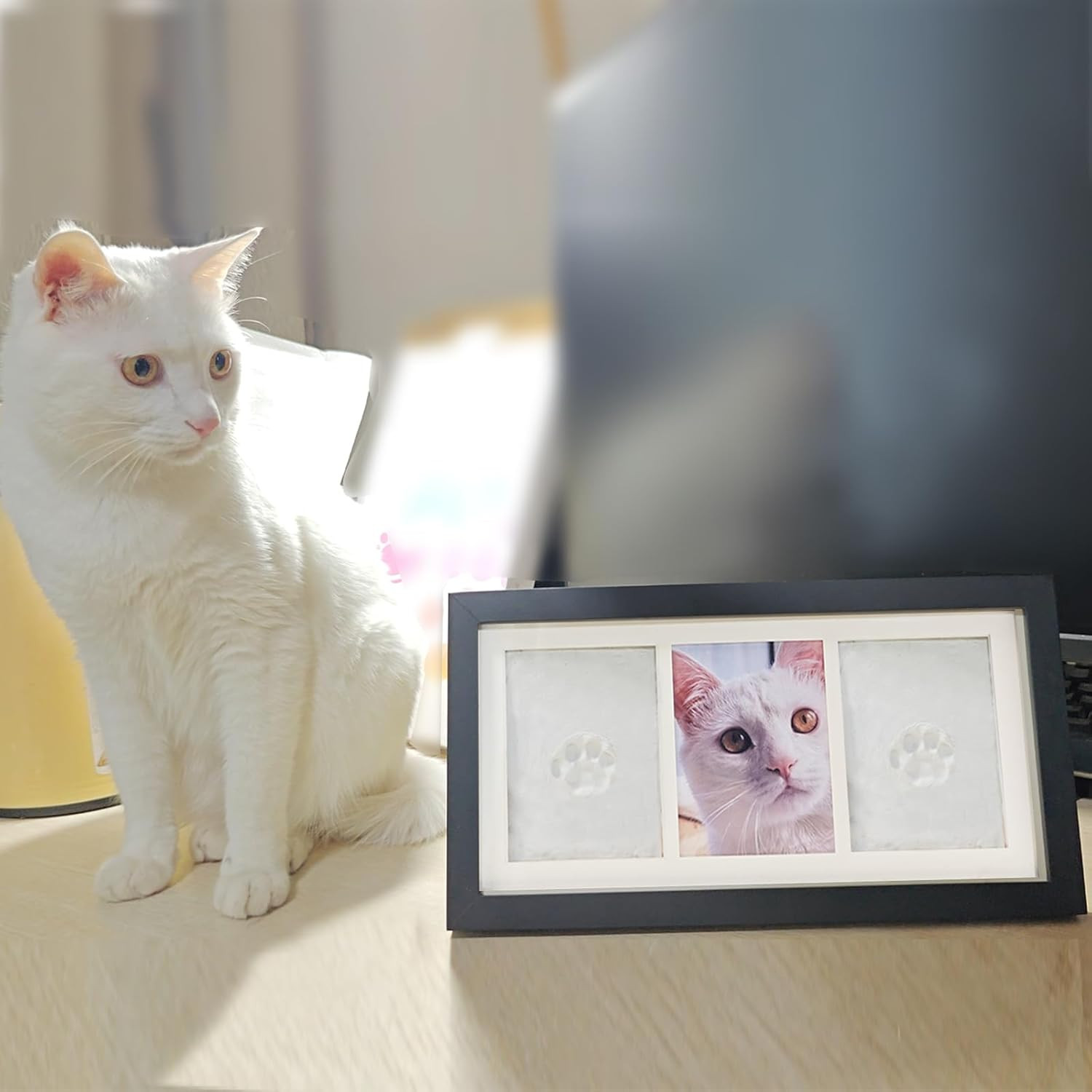 Paw Print Impression Kit Dogs Cats 2 Clay Large Ink Pad Pet Memorial Keepsake