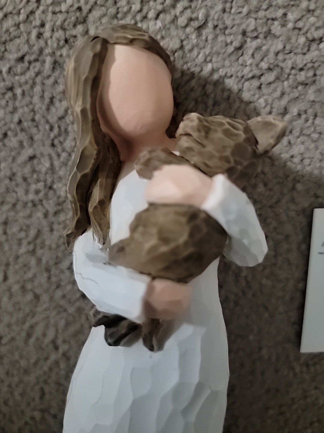 FRUMOASA Angel Gift 6″ Sculpted Dog Angel Sympathy Gifts W/ Box