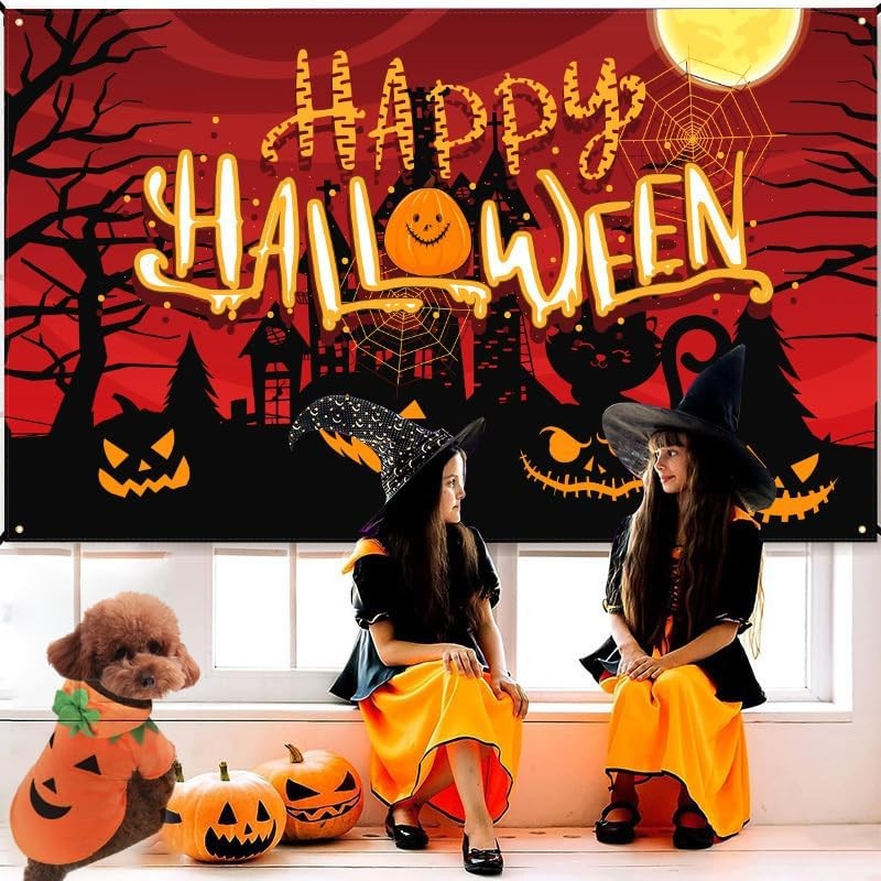 Dog Hoodie Cute Funny Halloween Style Pumpkin Cosplay Costume Warm Puppy Fleece