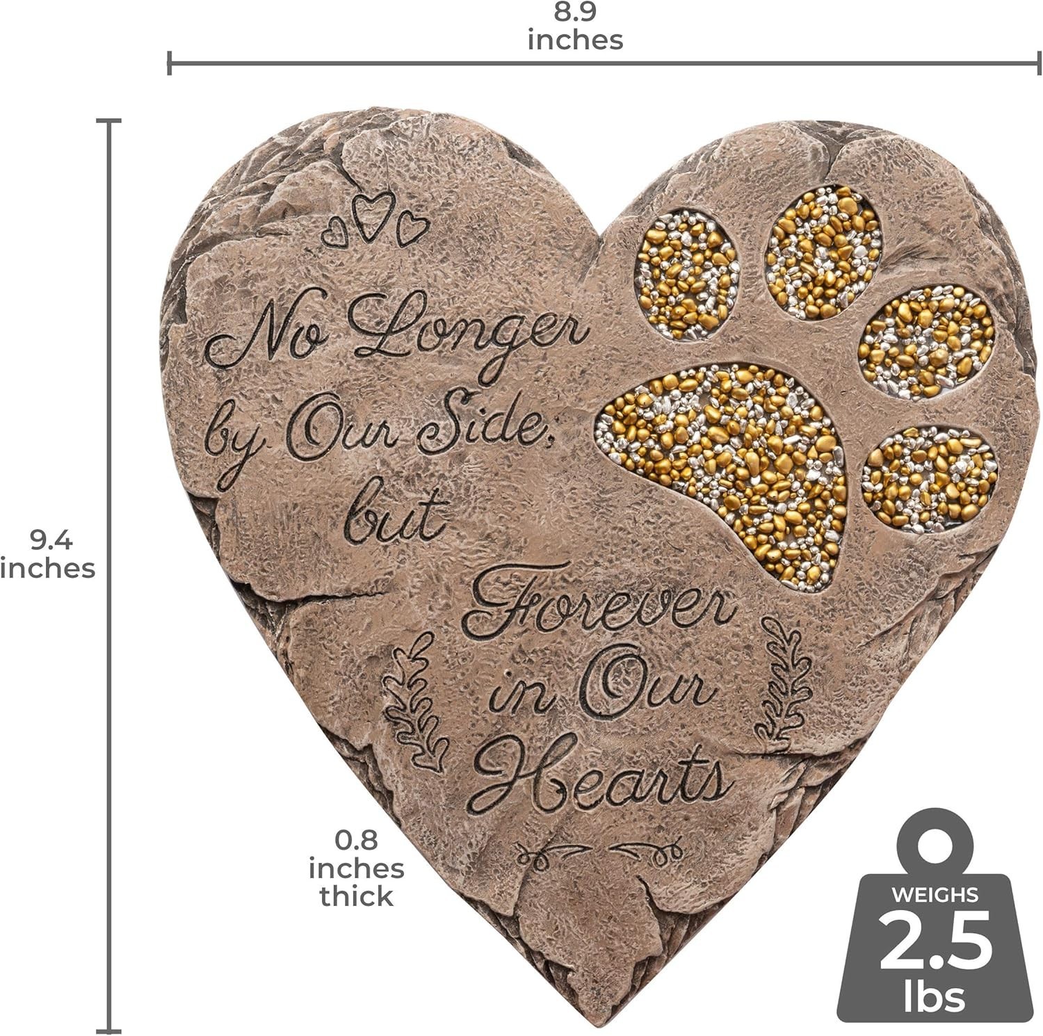 Rainbow Bridge Dog Memorial Stone – Thoughtful Pet Loss Gift