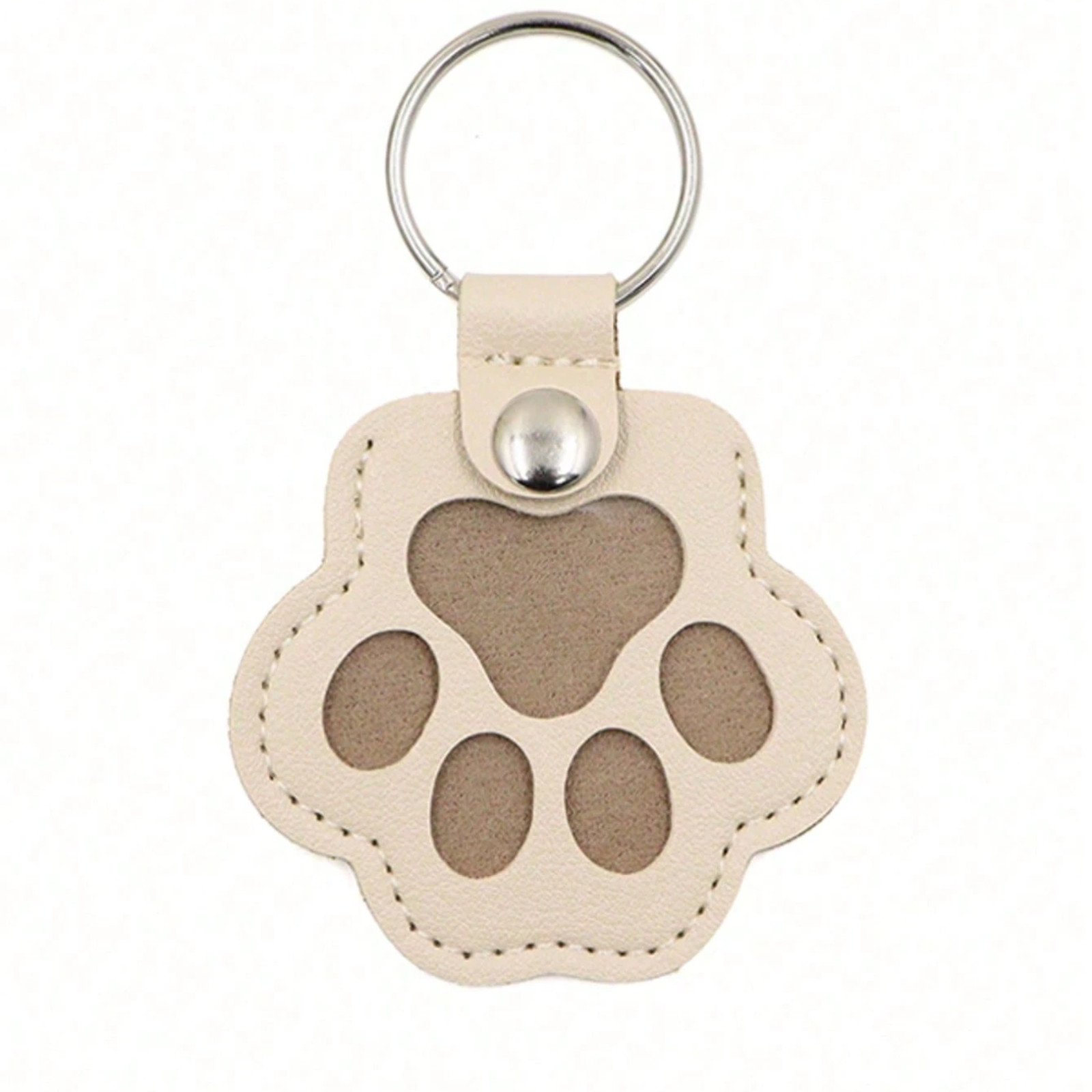Pet Lost Hair Storage Keychain Cat & Dog Hair Memorial Bag Leather Pet Hair Bag