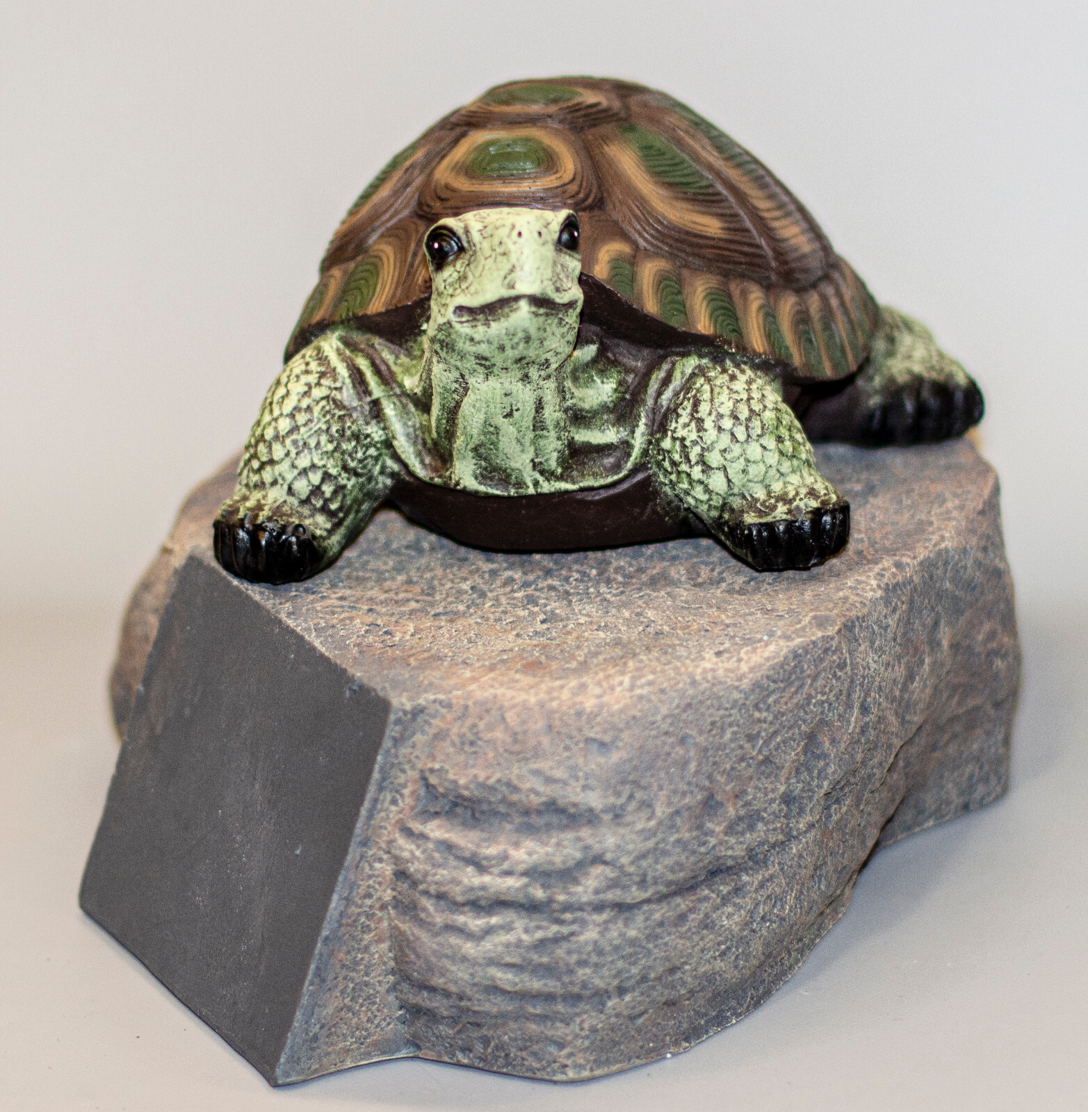 Turtle Memorial Stone Plaque Pet Cremation Urn Sculpture Tortoise Grave Ornament