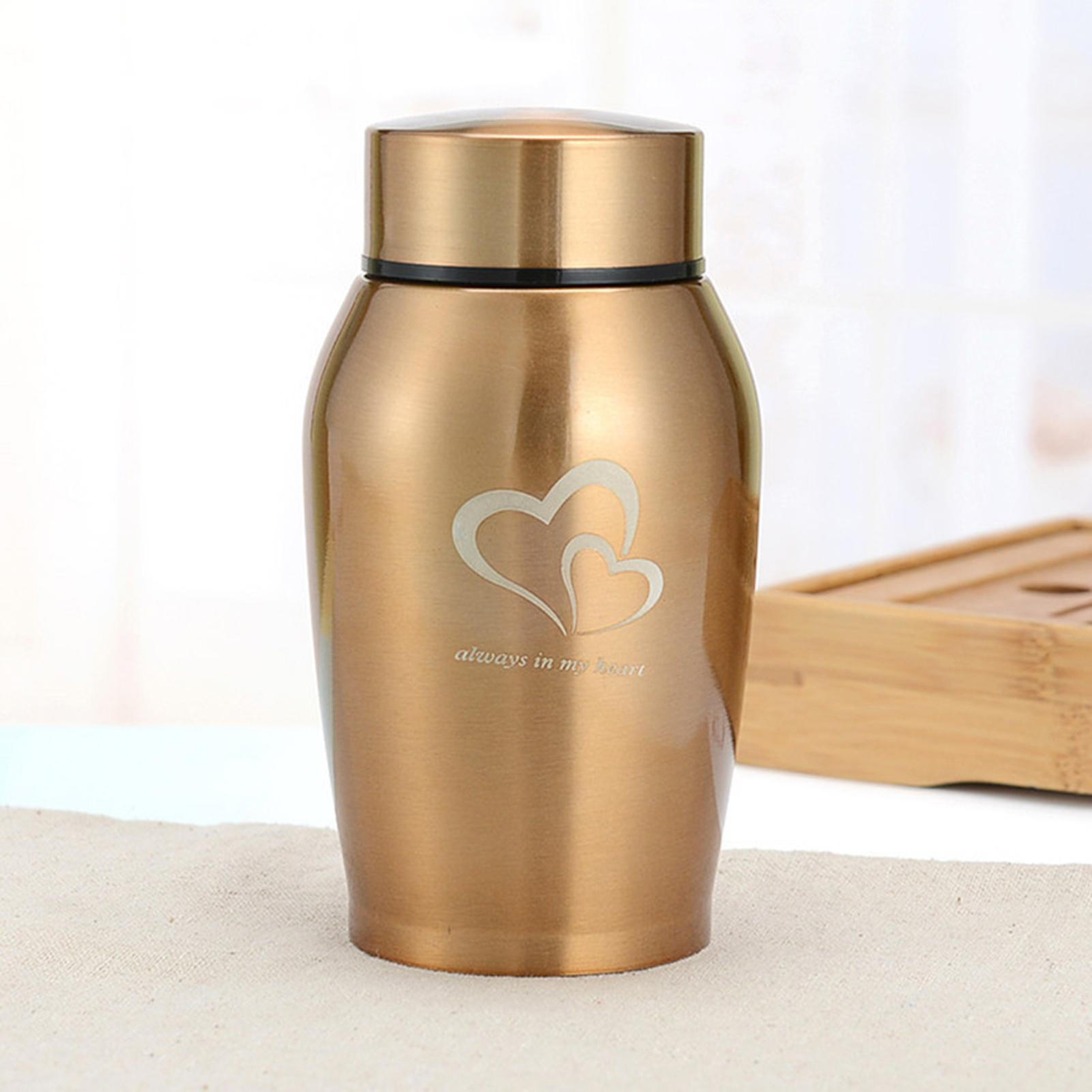 Small Cremation Urn Jar Holder Keepsake for Human Pet Ashes Memorial Funeral Box