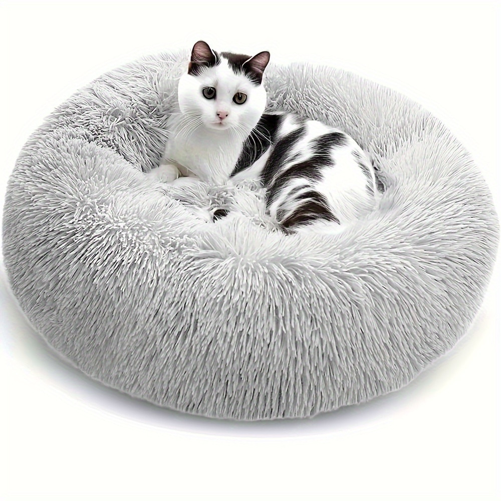 Non-Slip Dog Or Cat Beds Multiple Sizes, Calming Pet Beds For Indoor Cat Kennel