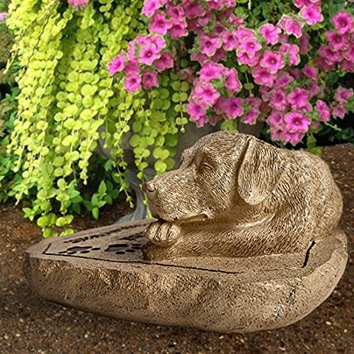 Pet Memorial Stone – Cat or Grave Marker – Durable Waterproof Garden Dog