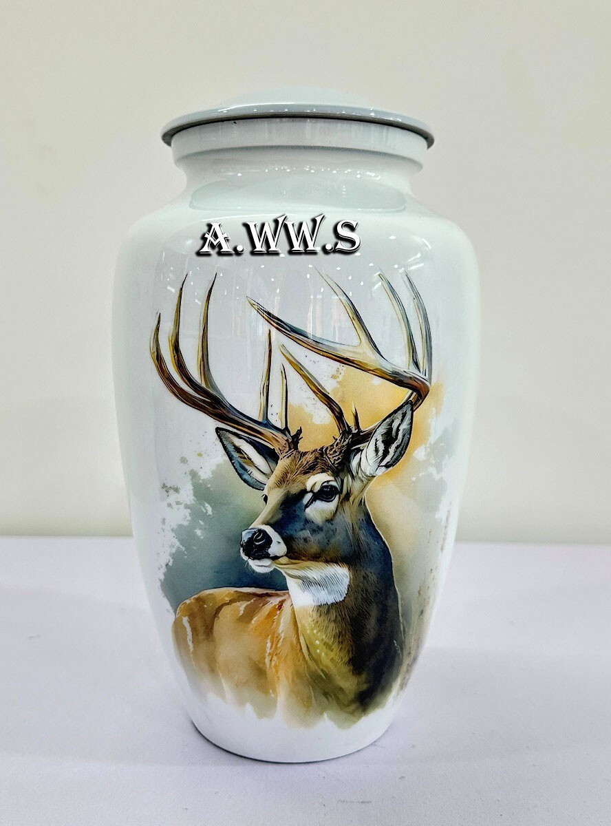 Cremation Urn Memorial Jar Pot Container | Full Size Urn for Funeral Ashes