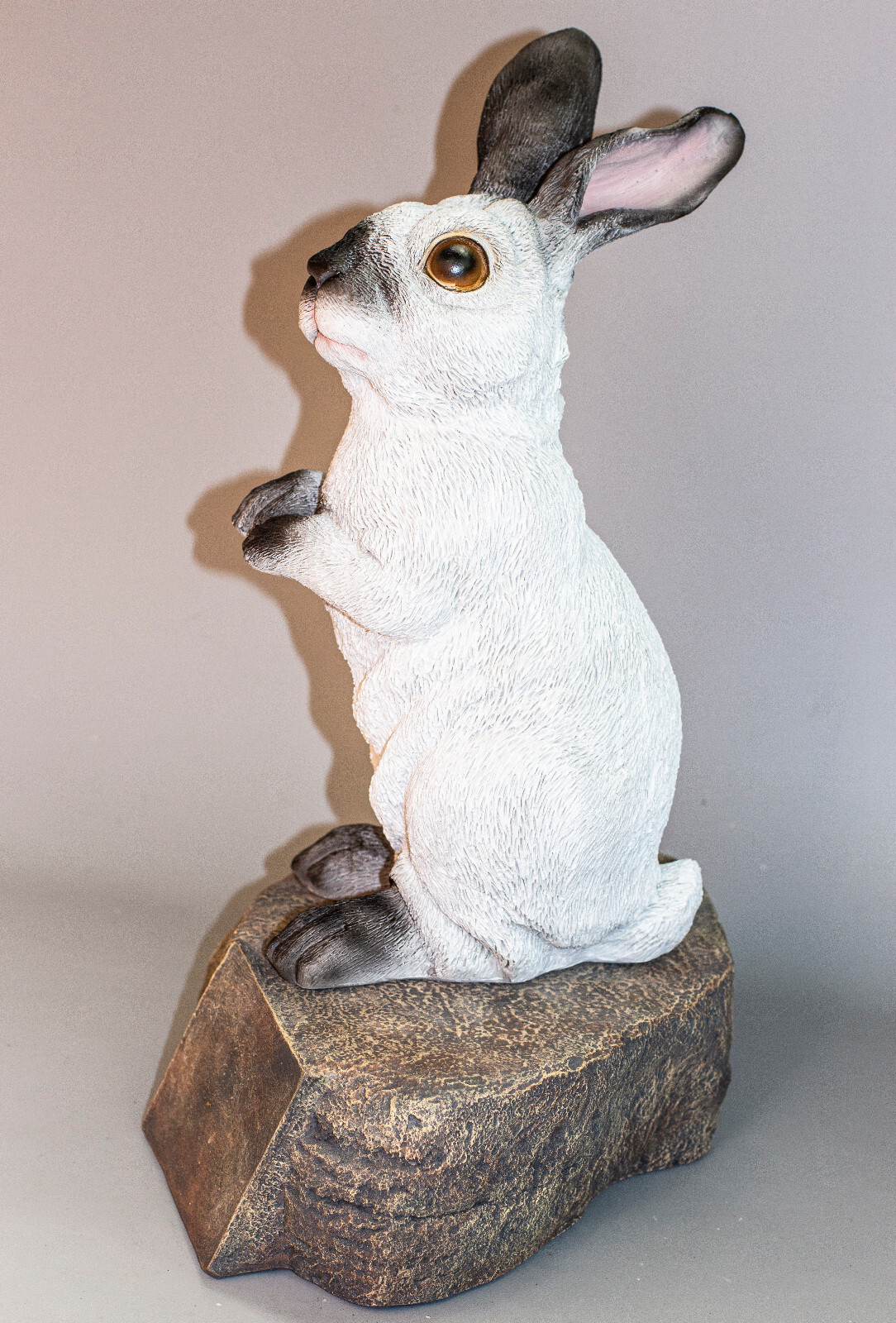 Rabbit Urn Pet Memorial Headstone Bunny Cremation Statue Grave Decor Animal Loss