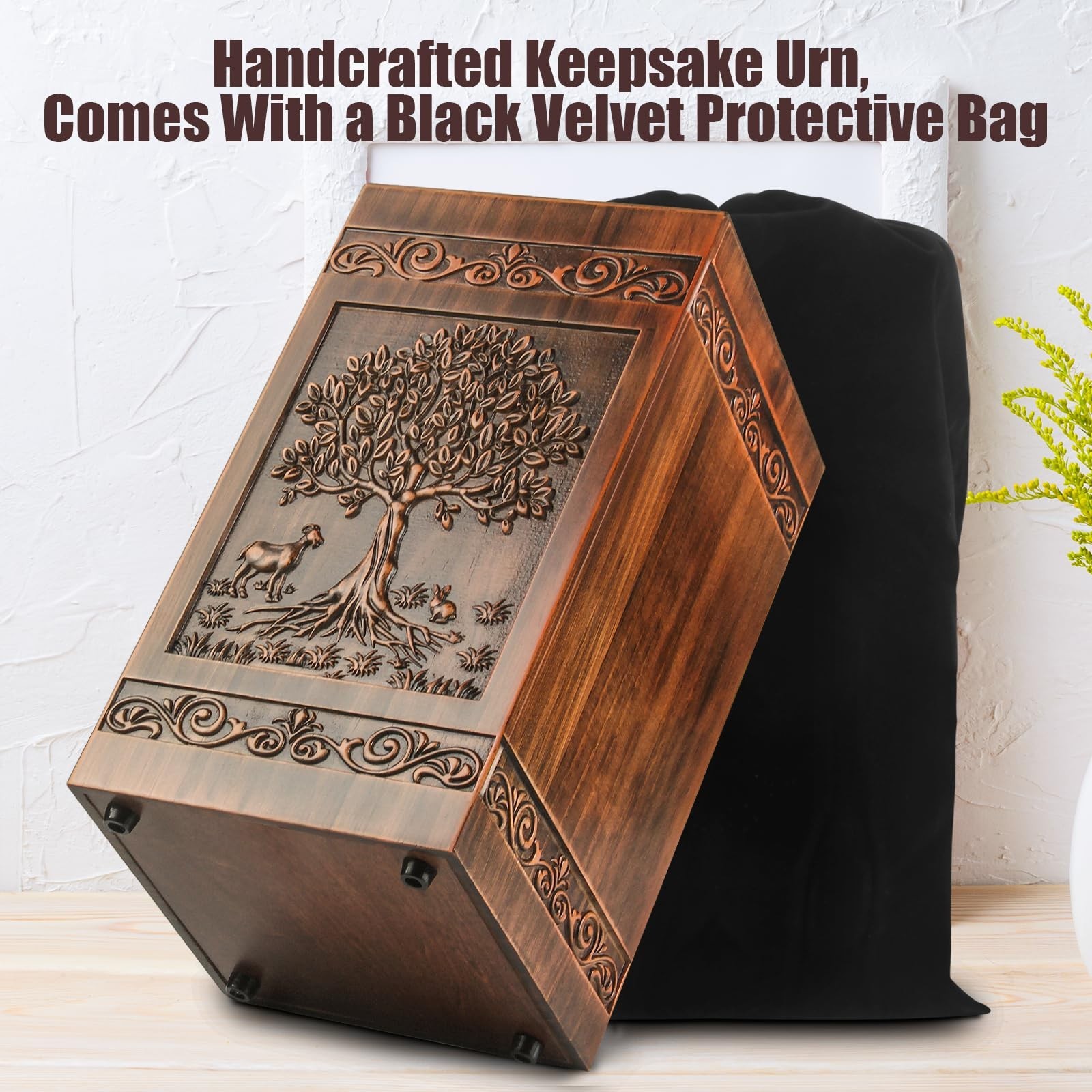 Wooden Urn for Ashes Adult Male Female, Cremation Urns for Human Ashes Adult …