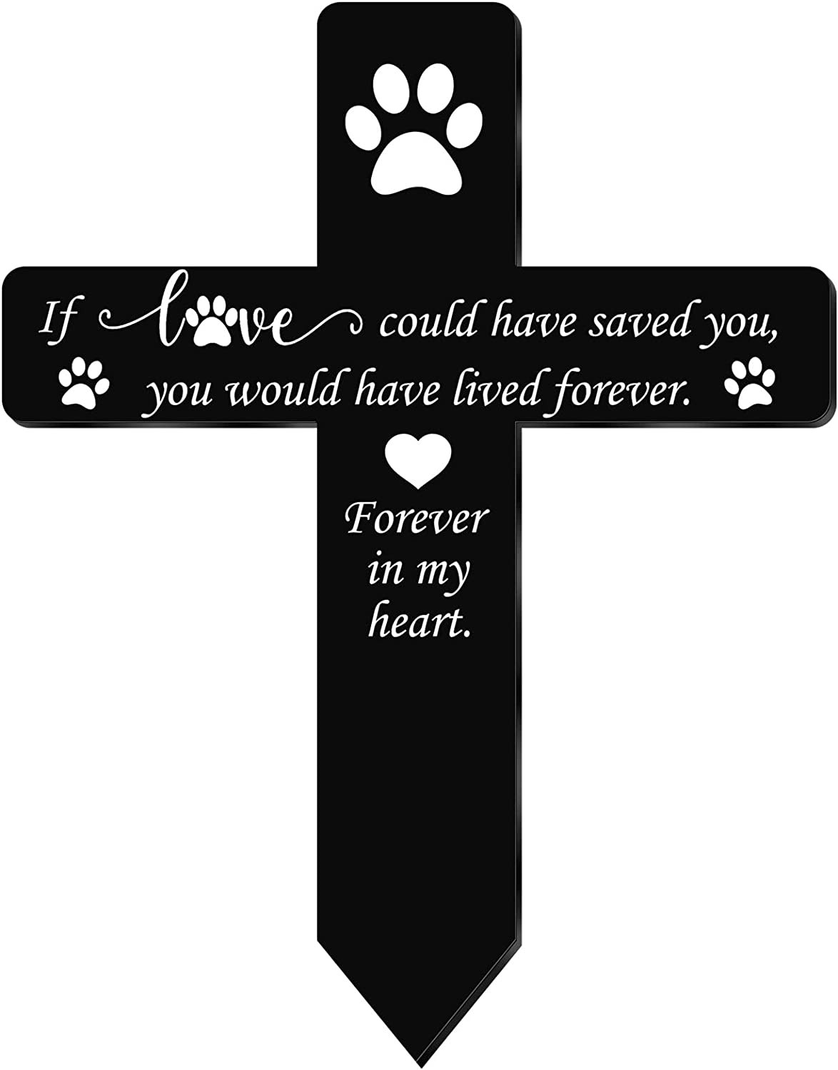 Pet Grave Marker Memorial Gifts Pet Loss Stake Memorial Plaques for Outdoors …