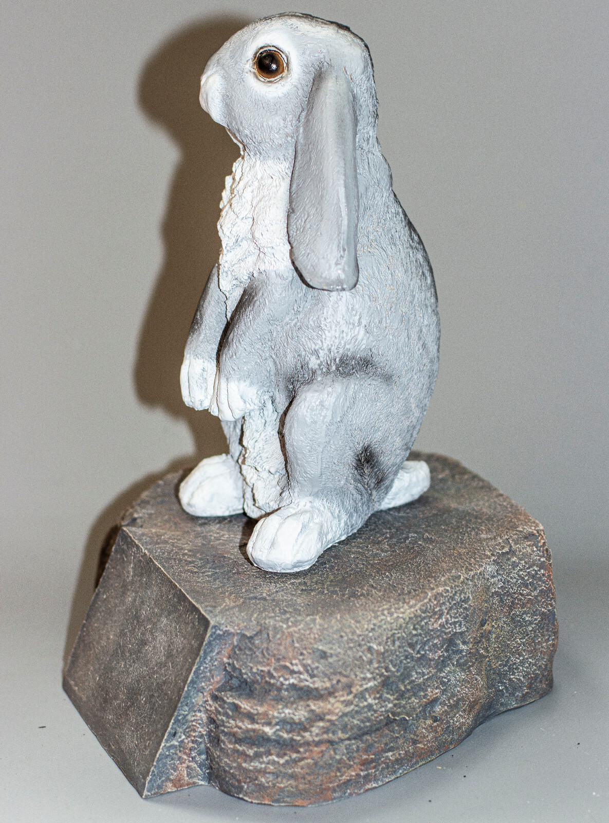 Lop Eared Bunny Rabbit Urn Ashes Pet Memorial Headstone Figurine Grave Ornament