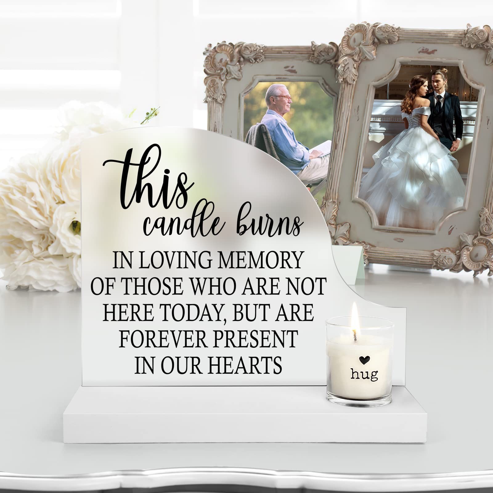 Wedding Remembrance-Sympathy Gifts Memorial Candle – Gifts for Loss of Loved …