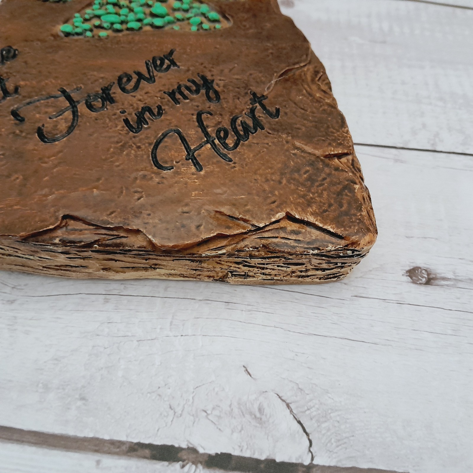 Memorial Stone for Pets Heart Shaped Resin 9×9