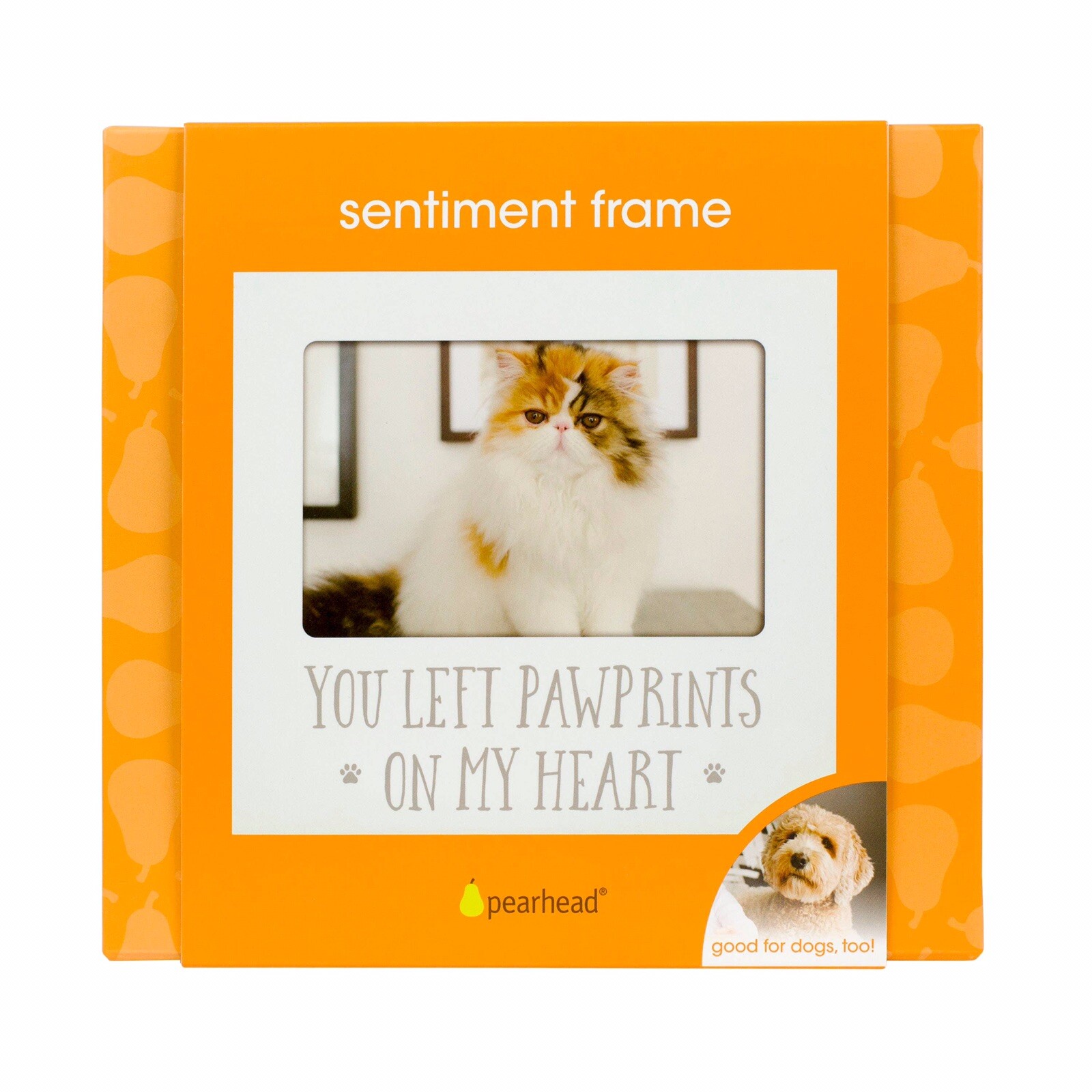 Pearhead You Left Pawprints on my Heart Pet Remberance/Sentiment Picture Frame