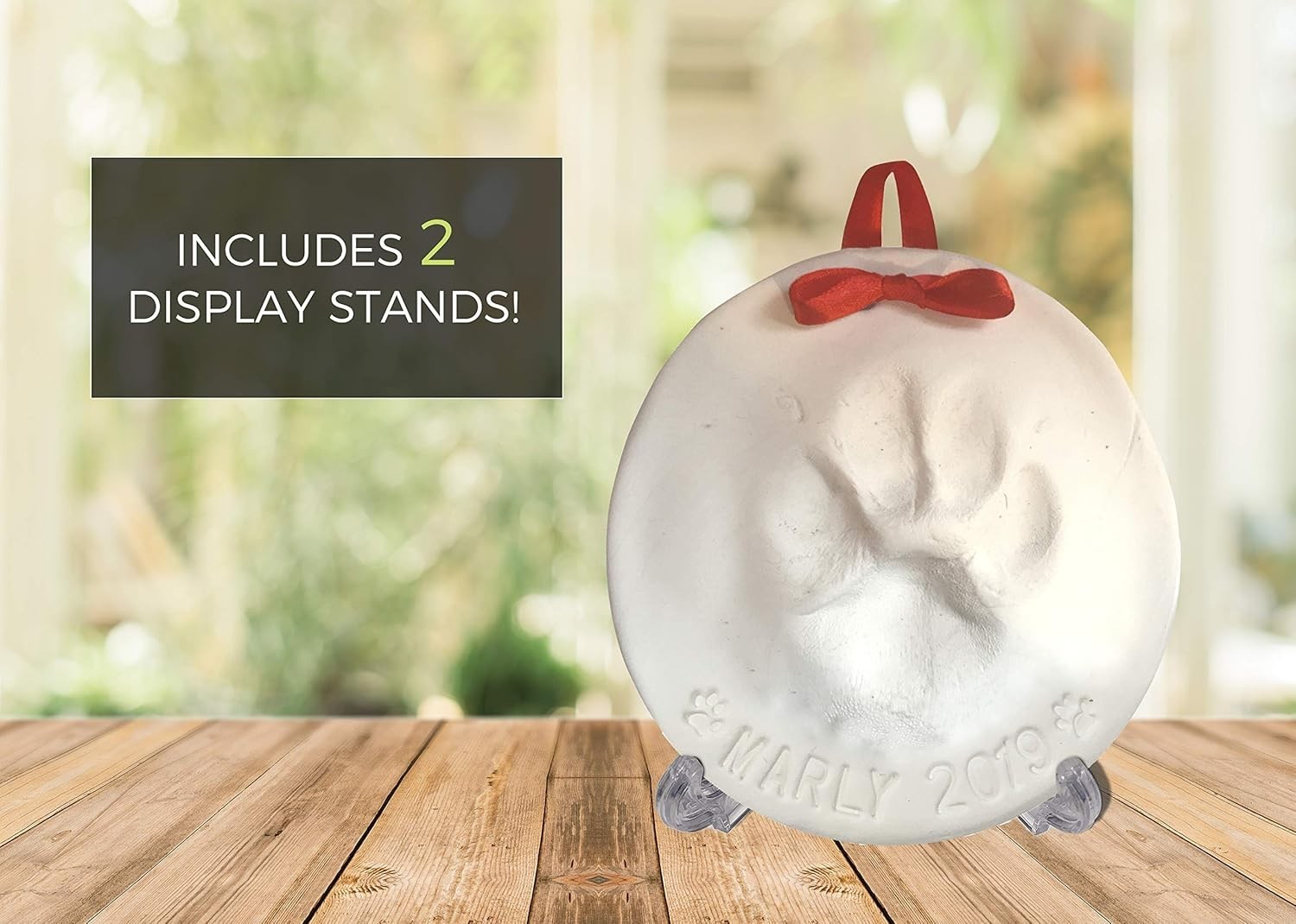 Ultimate Pawprint Keepsake Kit Makes 2 – Paw Print Christmas Ornament w/ Bonu…