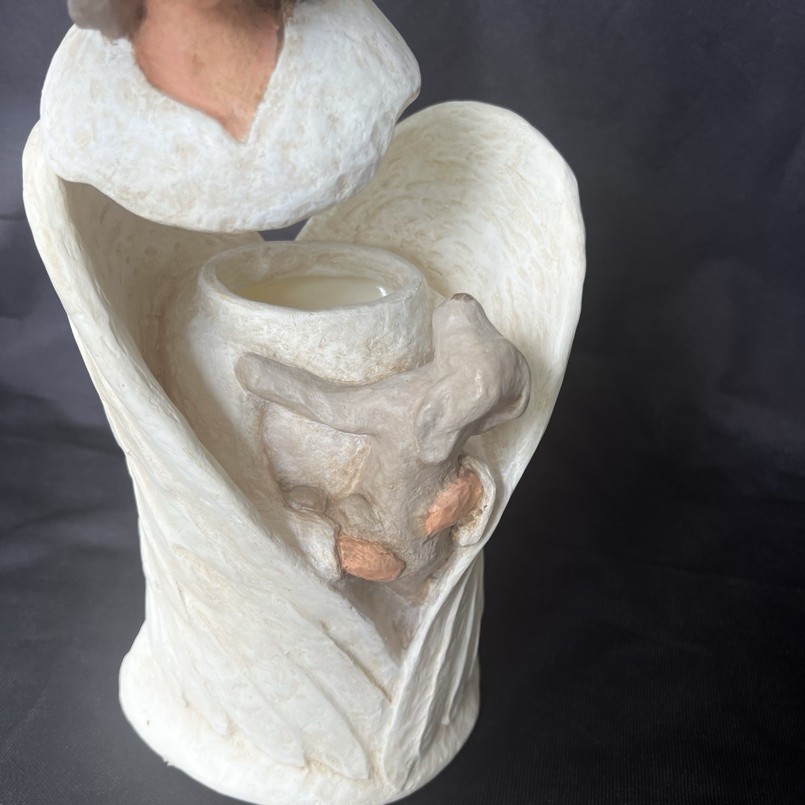 Angel Dog Urn For Cremation Ashes Statue Pet Memorial Figurine Handmade NEW