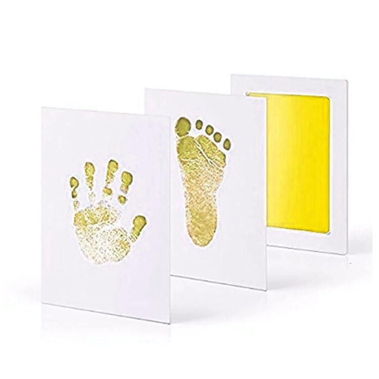 With A Photo Frame Dog Cat Baby Handprint Footprint Pad Paw Print Ink Kit Pad