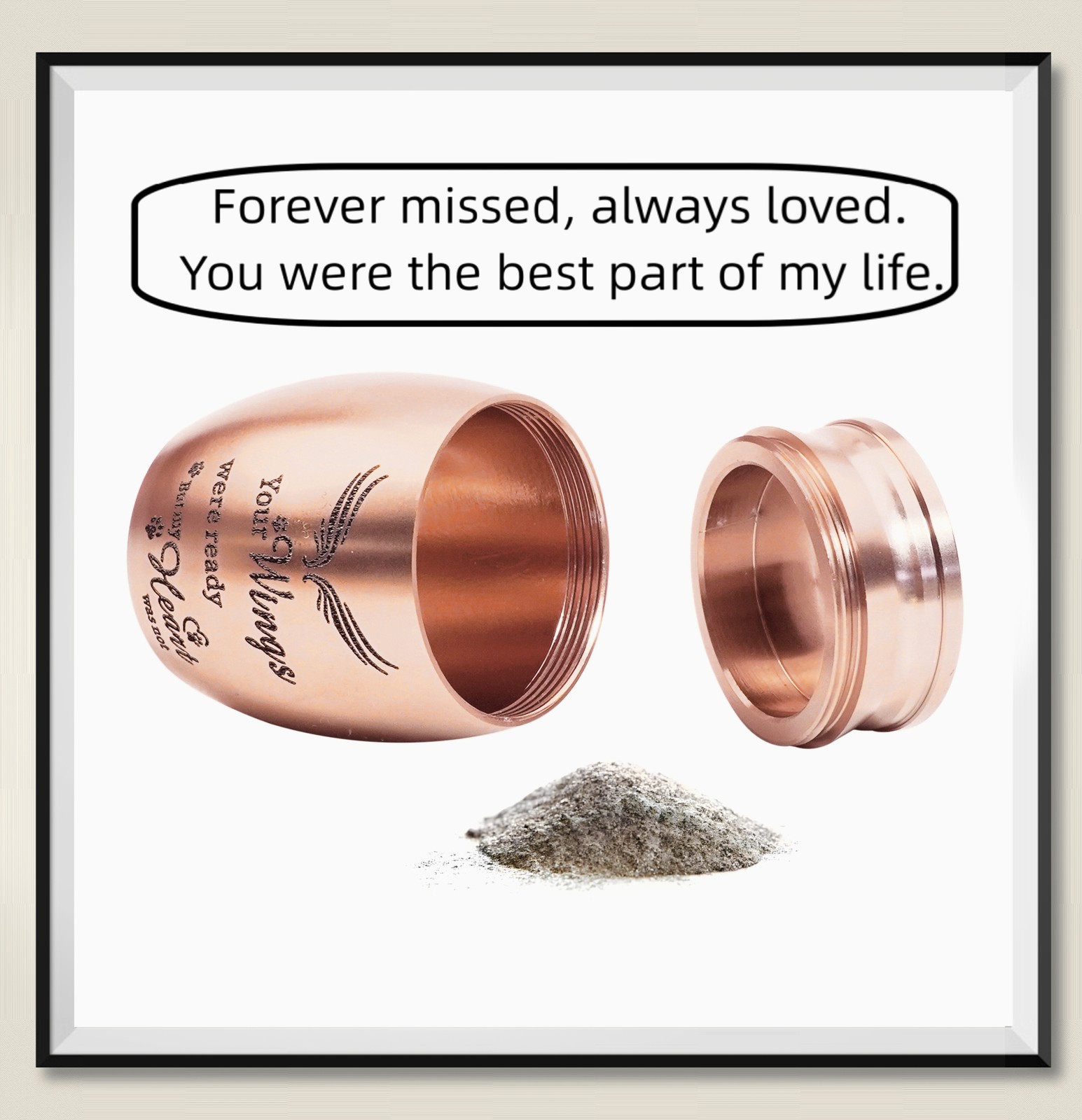 Mini Pet Memorial Small Urns for Dog Cat Ashes Stainless Steel 1.57 in(Pink)
