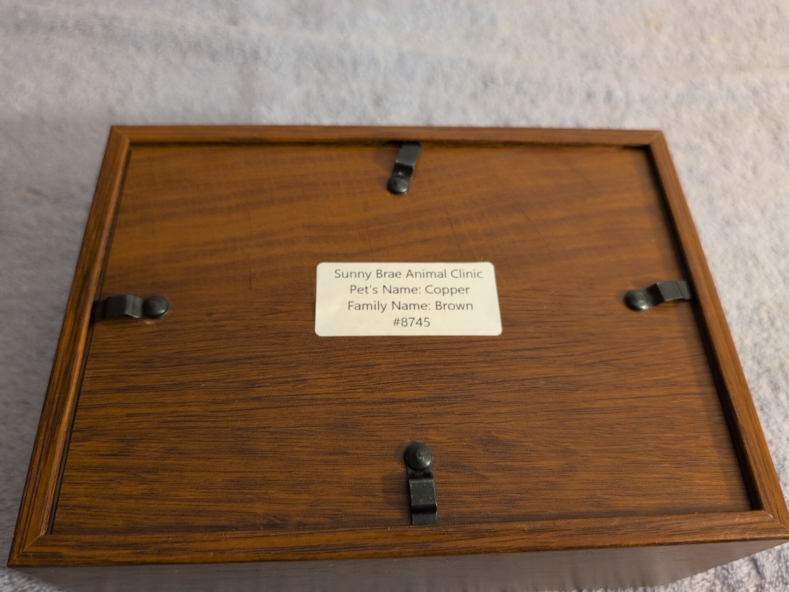 Wooden Urn Box for Human Ashes Cremation 6.5″x9″ Urn Box Decorative Urn Pet