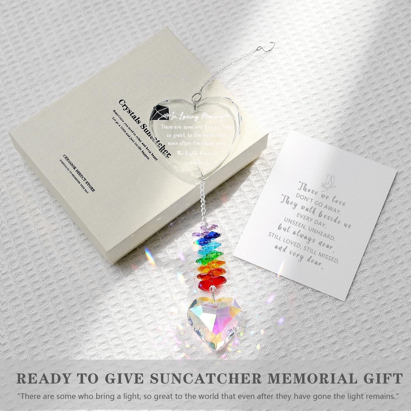 Memorial Gifts, K9 Suncatcher Sympathy Gifts for Loss of Loved One, Bereaveme…