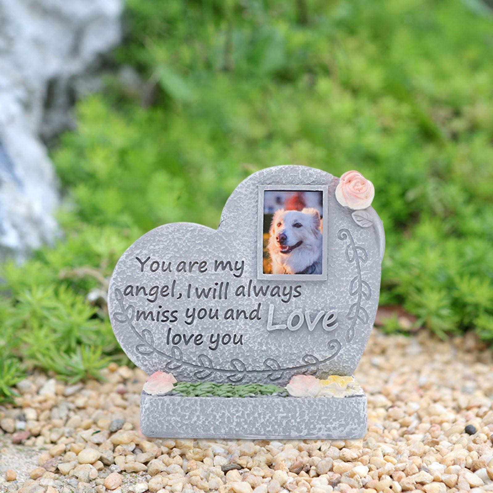 Monument for Memorial Pet Pet Tombstone Statue Loss of Pet Gift Cat Memorial