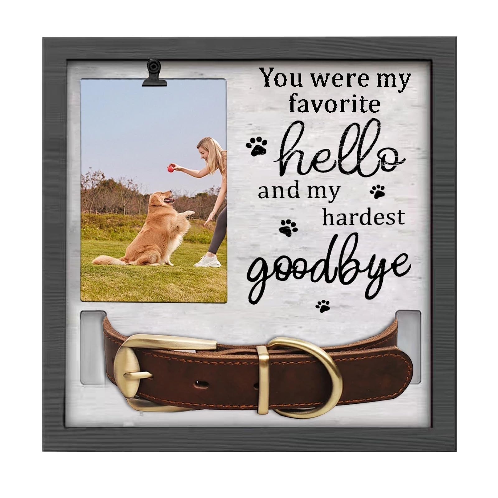 Pet Memorial Frames for Loss of Dog, in Memory of Dog or Cat Passing Away, Pe…
