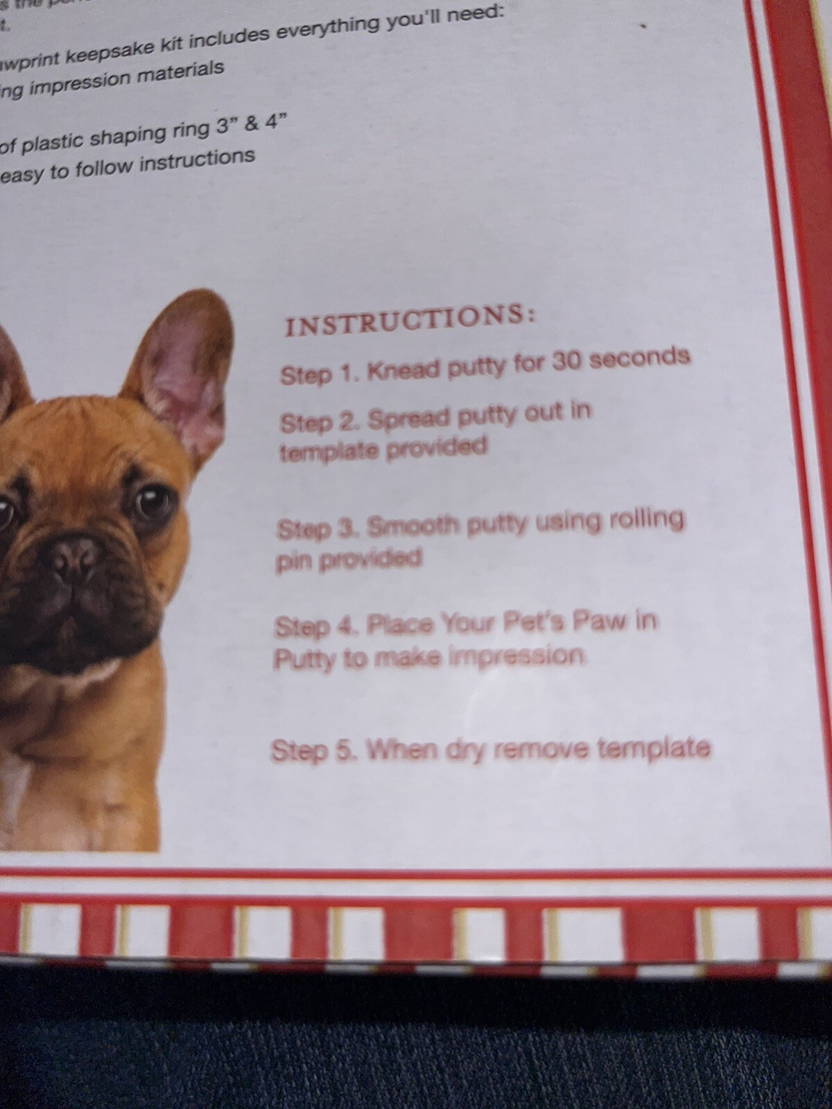 NIB MEMORY PET PAW PRINT KEEPSAKE ORNAMENT FOR DOG OR CAT 2 SIZES