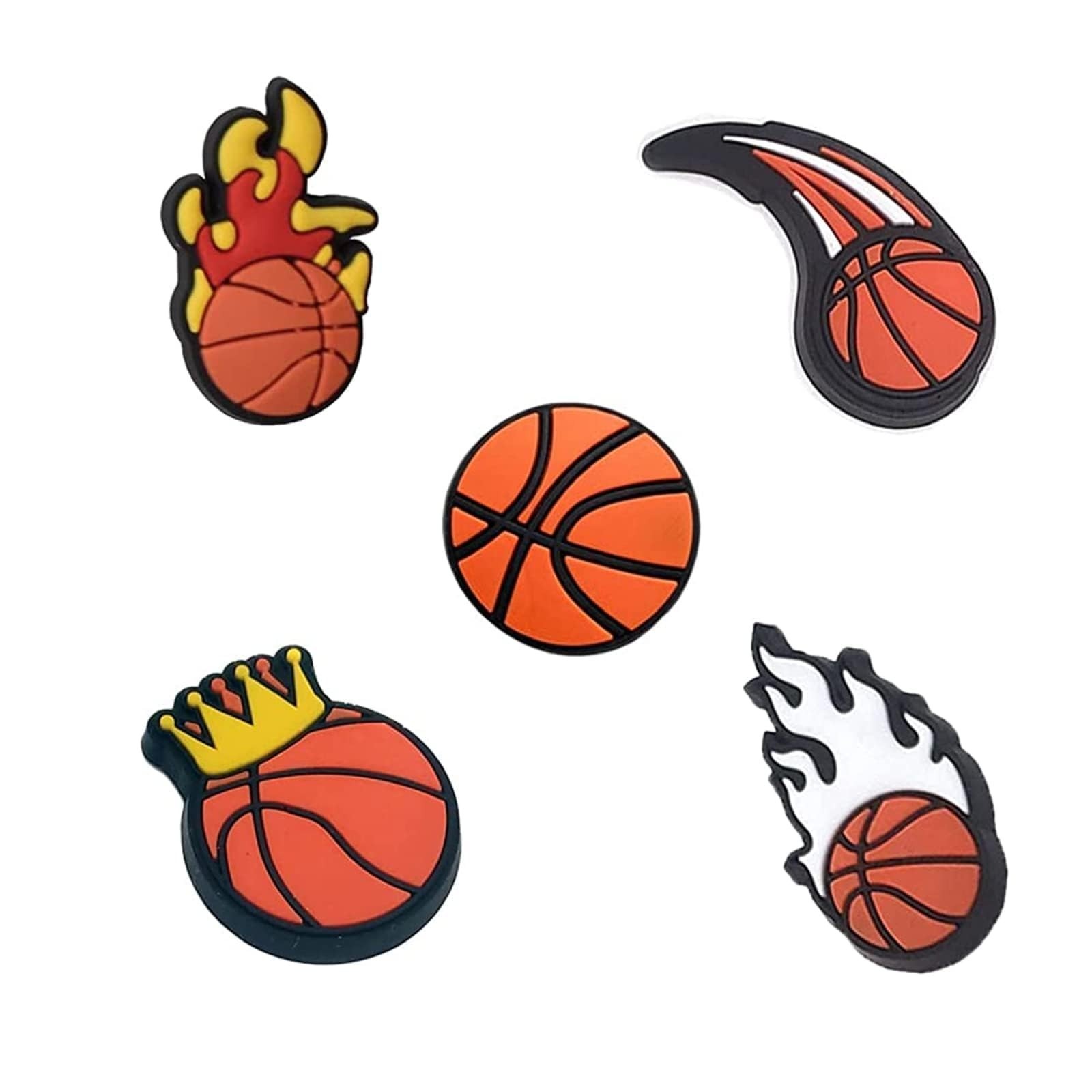 BOWNDY Multi-colored PVC Sports Cats Shoe Charms B-Sports Cats