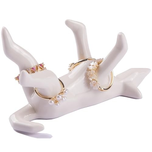 Dog Mom Gift for Women, Ring Holder for Wedding Jewelry – Dog Ring Holder
