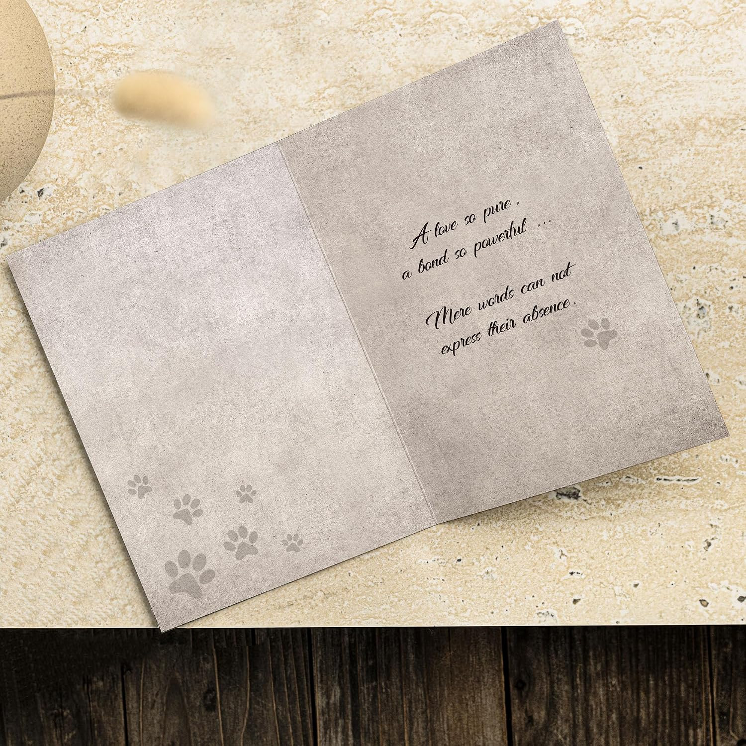 Pet Sympathy Card for Dog Cat,Loss of Dog Cat Sympathy Gift,Pets Memorial Gifts,