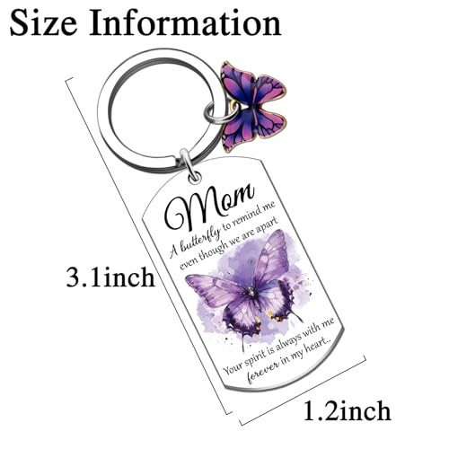Memorial Gifts for Loss of Mom In Memory Of Mom Bereavement Gifts Butterfly