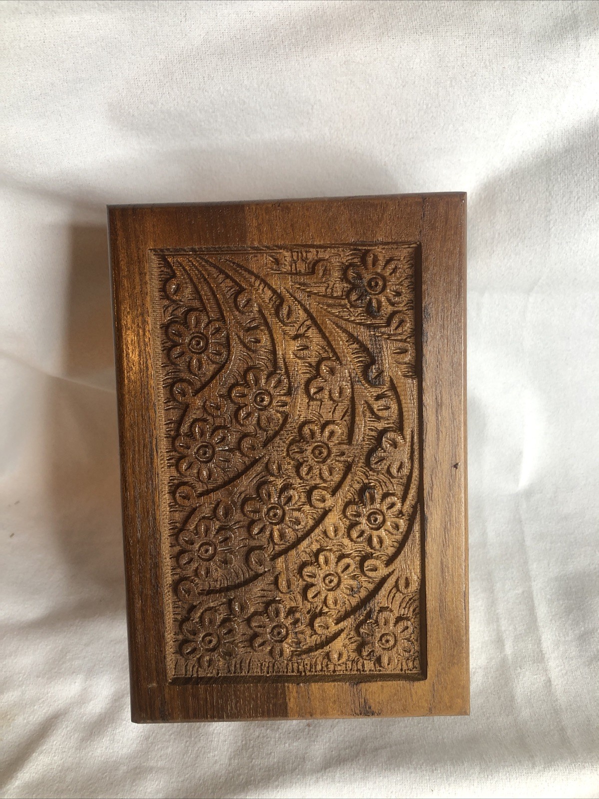 Wooden Urn Box for Human Ashes Cremation Box Decorative 6″x4″ Urn Pet
