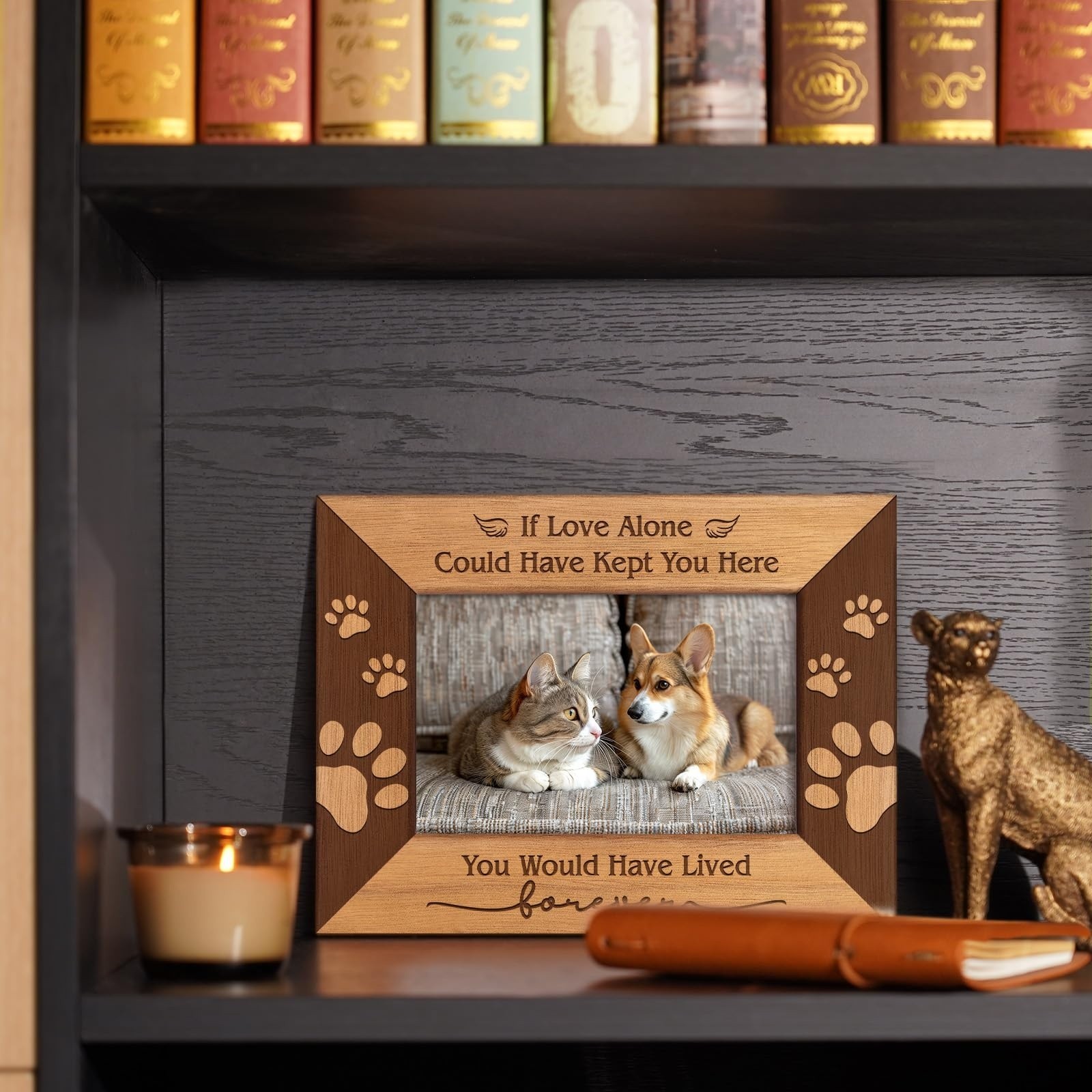 Dog Memorial Gifts Loss Of Pet Picture Frame Sympathy Passed Away Photo Holder