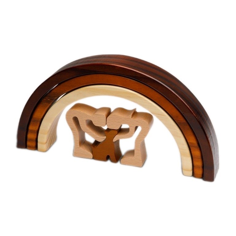 Handcrafted by Capiti Pets Wooden Pet Memorial Dog Keepsake or Display Decor .