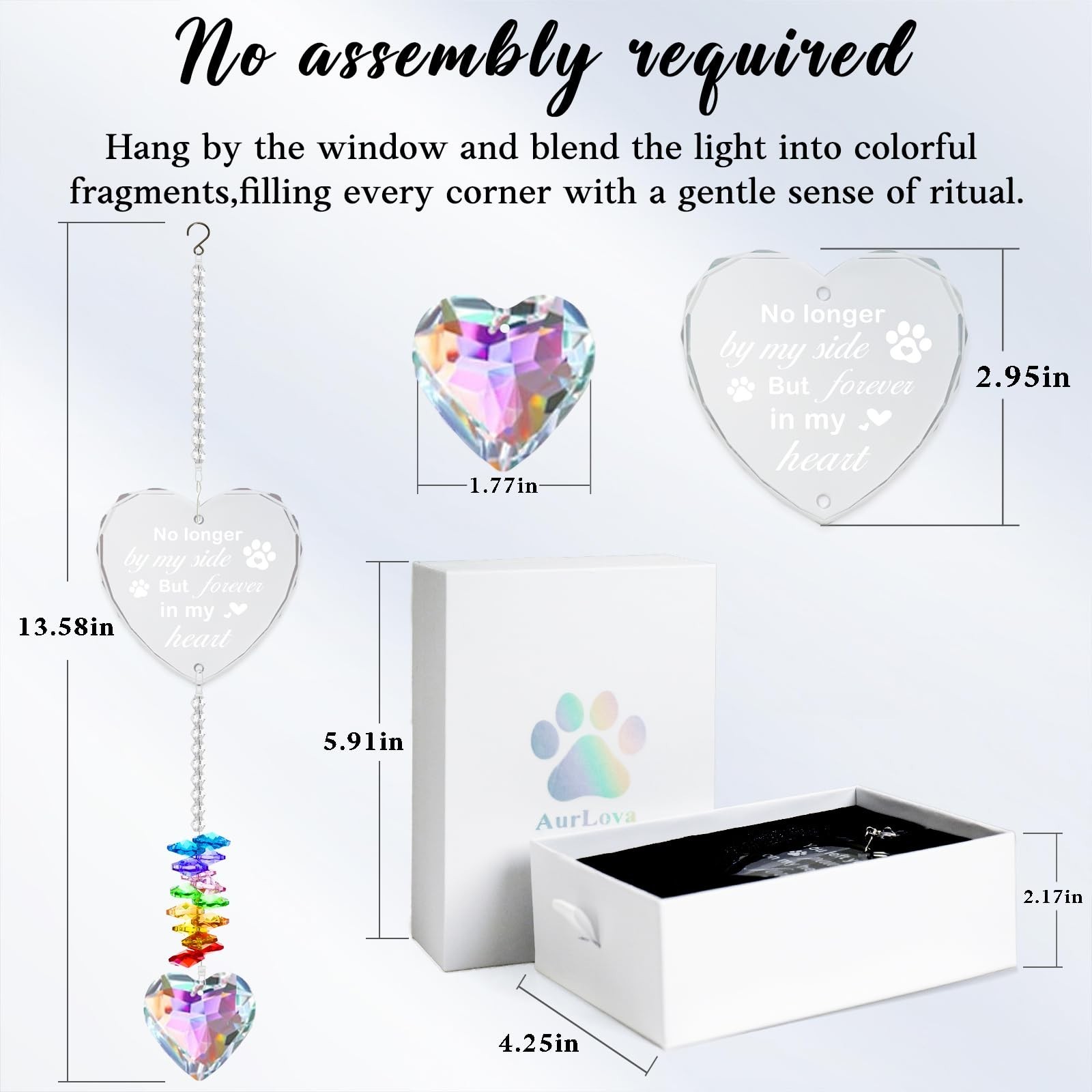 Pet Memorial Gifts, Dog Memorial, Loss of Dog Sympathy Gift, Sympathy Crystal…